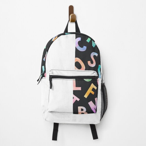 Item preview, Pattern of multi-colored rainbow letters designed and sold by alinaluna.