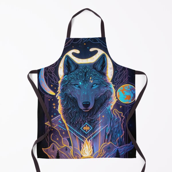 Item preview, Wolves at night glowing tarot designed and sold by Visual-wallart.