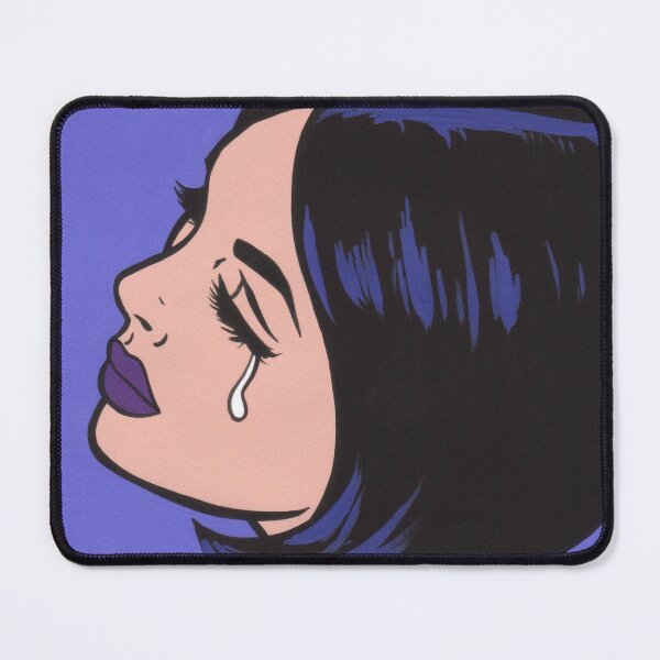Item preview, Black Hair Crying Comic Girl designed and sold by turddemon.