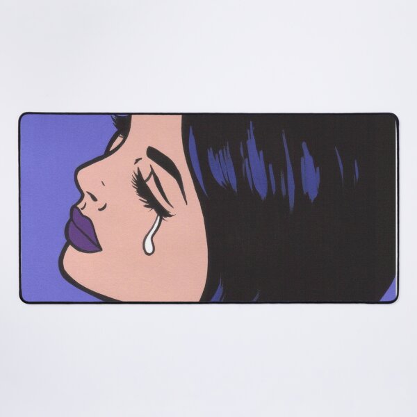 Item preview, Black Hair Crying Comic Girl designed and sold by turddemon.