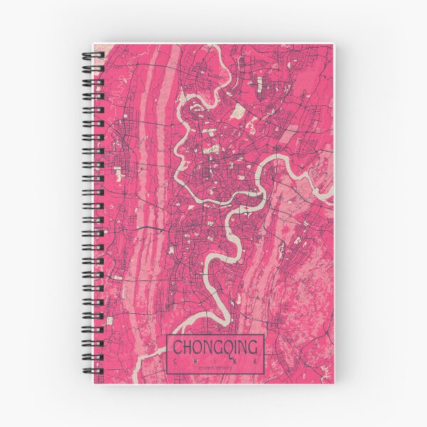 Item preview, Chongqing City Map of China  - Blossom designed and sold by deMAP.