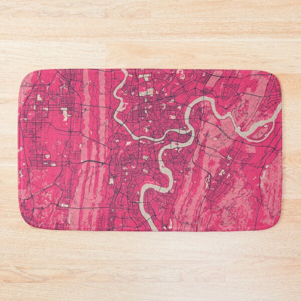 Item preview, Chongqing City Map of China  - Blossom designed and sold by deMAP.