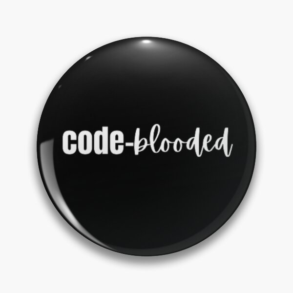 Item preview, Code-blooded programmer programming humor developer designed and sold by TeePassion.