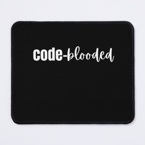 Item preview, Code-blooded programmer programming humor developer designed and sold by TeePassion.