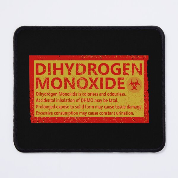 Item preview, Dihydrogen Monoxide Warning designed and sold by Manoroma.