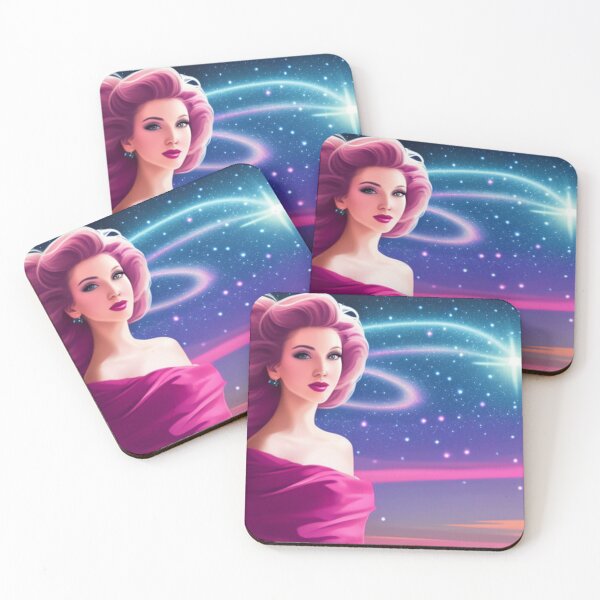 Item preview, Pink Beauty in the starry sky designed and sold by Girly-Universe.