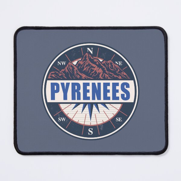 Item preview, Pyrenees Mountains Vintage Mountain Hiking Design designed and sold by CynthiaGraphics.