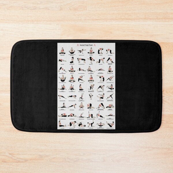Item preview, Yogi Seated Yoga Poses yoga lover designed and sold by SameeraDammeyer.