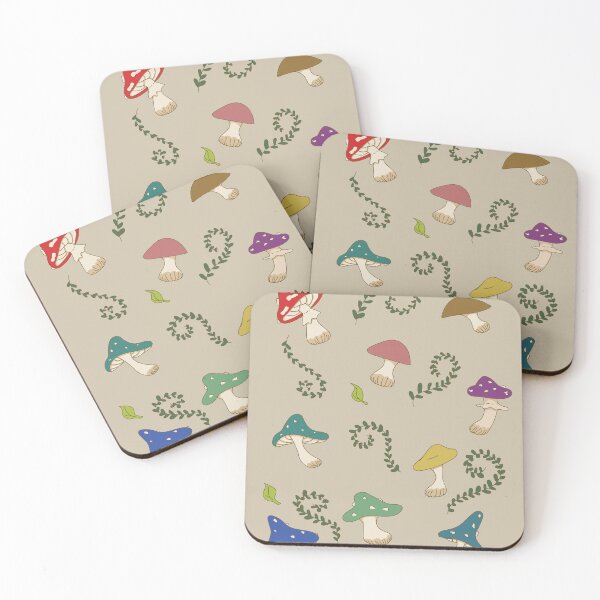 Item preview, Mushroom pattern colored designed and sold by Silverspirit36.