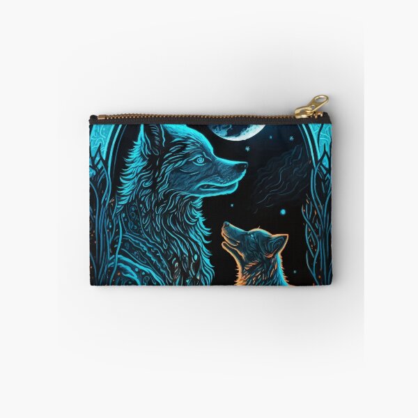 Item preview, Wolf & glowing night tarot designed and sold by Visual-wallart.