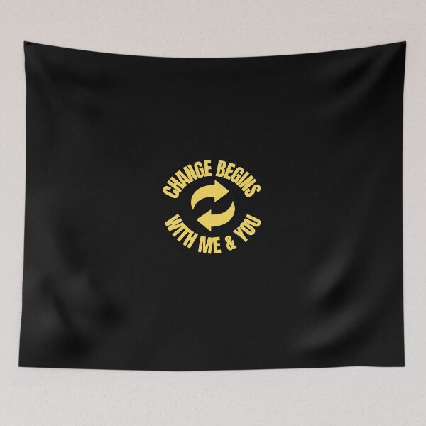 Item preview, Change begins with me and you designed and sold by Inspiring-A-D.
