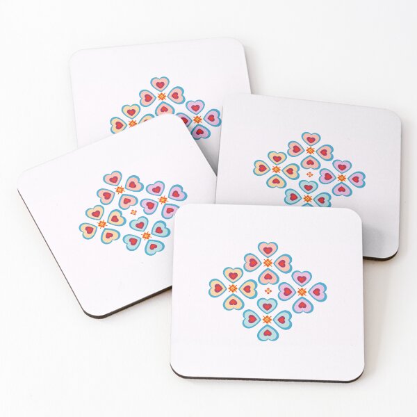 Item preview, Heart pattern retro style 59 designed and sold by Bakkia.