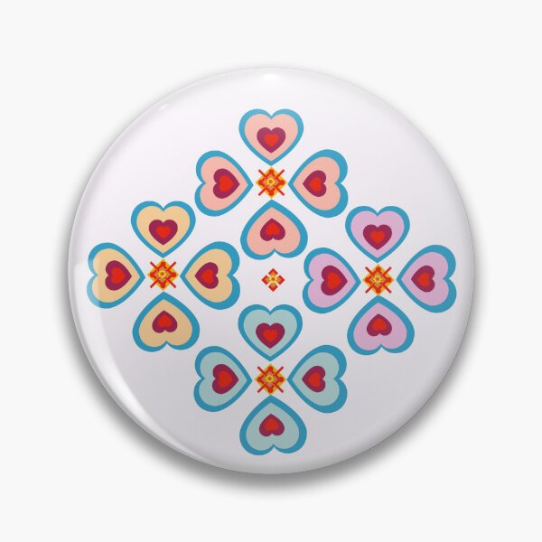 Item preview, Heart pattern retro style 59 designed and sold by Bakkia.