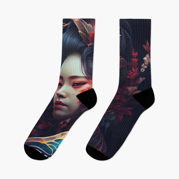 Item preview, Samurai, Geisha, Yakuza, traditional Japanese paintings designed and sold by The-Dark-Art.