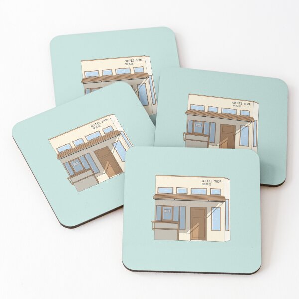 Item preview, Cute Coffee Shop designed and sold by Lieruft.