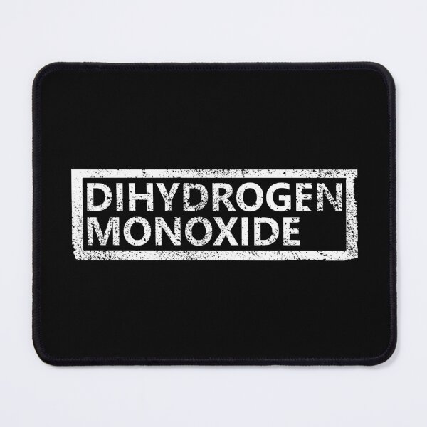 Item preview, Dihydrogen Monoxide Warning Board in Black designed and sold by Manoroma.