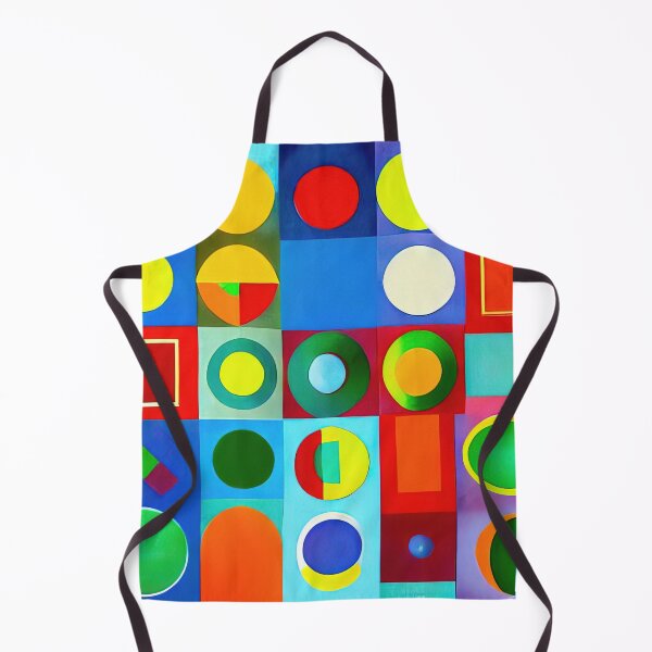 Item preview, Colorful shapes in squares painting designed and sold by lalylaura.