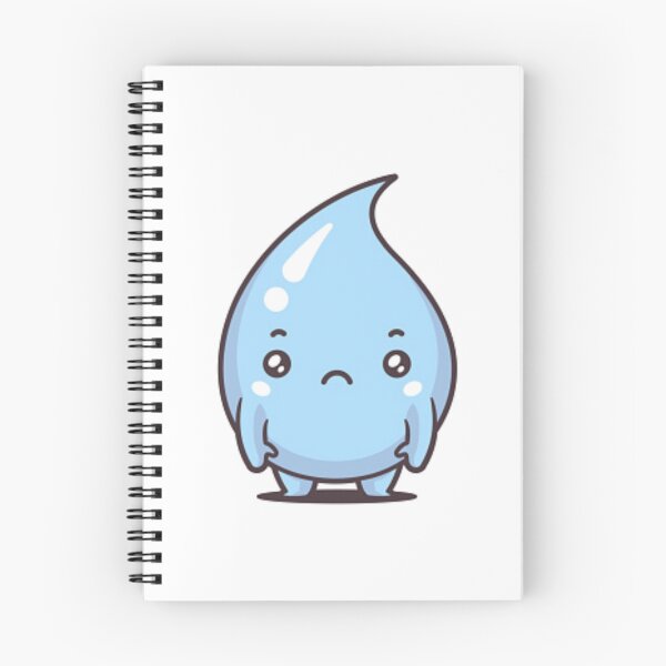 Item preview, Gota de agua triste kawaii designed and sold by Teepocalypse.