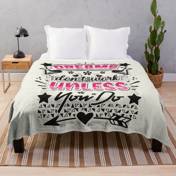 Item preview, Dreams don't work unless you do - funny saying designed and sold by VichallanStudio.