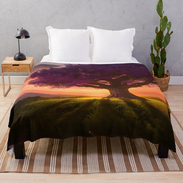 Aperçu de l'œuvre Arbre de vie au coucher du soleil créée et vendue par ElLocoMus.