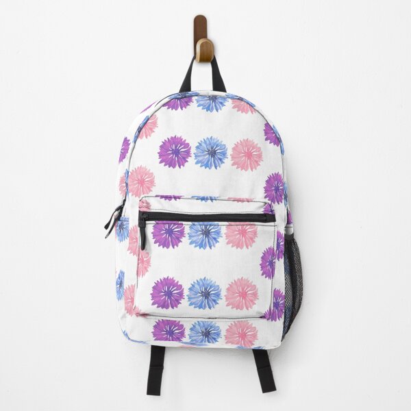 Item preview, Purple, Pink, and Blue Cornflower/Bachelor's Button Trio designed and sold by MochaMeli.