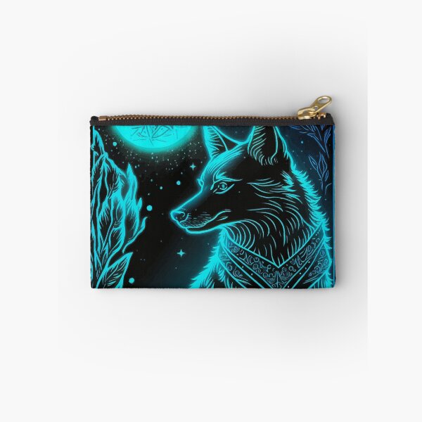 Item preview, Fancy Wolf in glowing night tarot designed and sold by Visual-wallart.