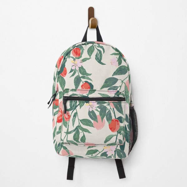 Item preview, Nectarines and Lemon Watercolor pink red green sweet sour contemporary designed and sold by Jean-Pham.