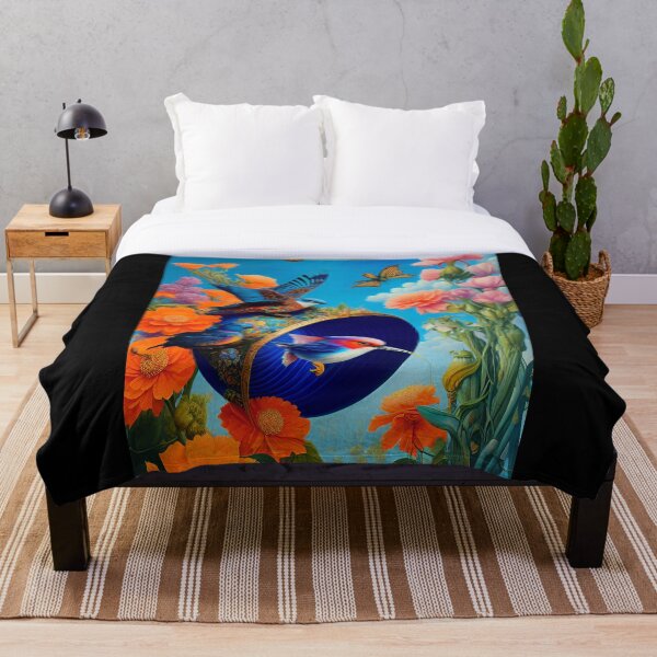 Item preview, Blue Birds in a Strange Nest in a Fantasy Empire designed and sold by FantasyEmpire.