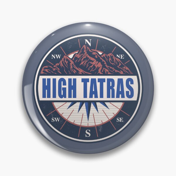 Item preview, High Tatras Slovakia Vintage Mountain Hiking Design designed and sold by CynthiaGraphics.