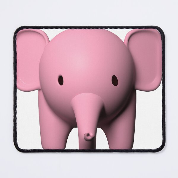Item preview, 3D Cute Pink Elephant T-Shirt: A Playful Addition to Your Wardrobe designed and sold by toticavalcanti.