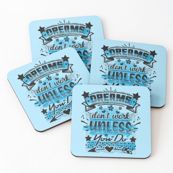 Item preview, Dreams don't work unless you do - funny saying designed and sold by VichallanStudio.