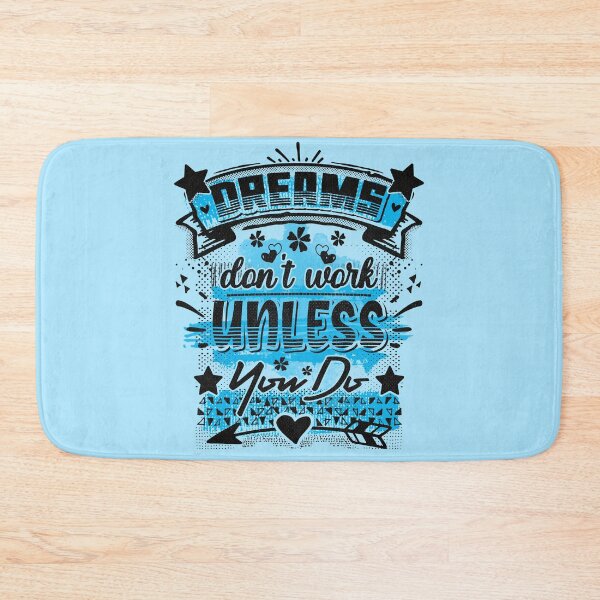 Item preview, Dreams don't work unless you do - funny saying designed and sold by VichallanStudio.