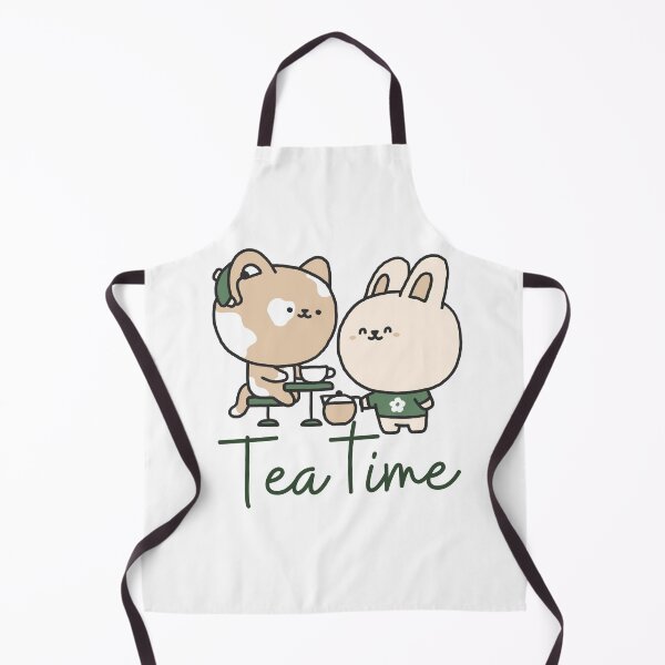 Item preview, Cat and rabbit tea time cute designed and sold by Vesna7791.
