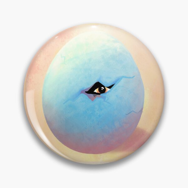 Item preview, Easter Egg Eye Surprise Peeking Drawing Design designed and sold by 50stressballs.