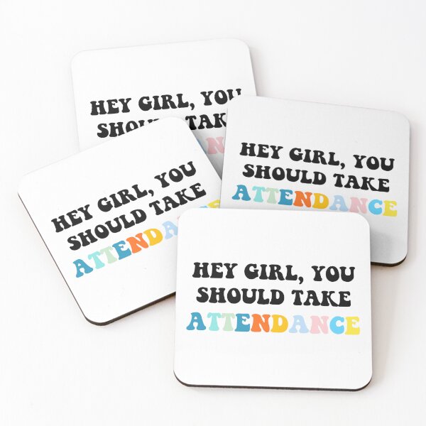 Item preview, Funny Teacher Stickers, Funny Gift for Teachers, Hey Girl, You should take attendance designed and sold by cizito.