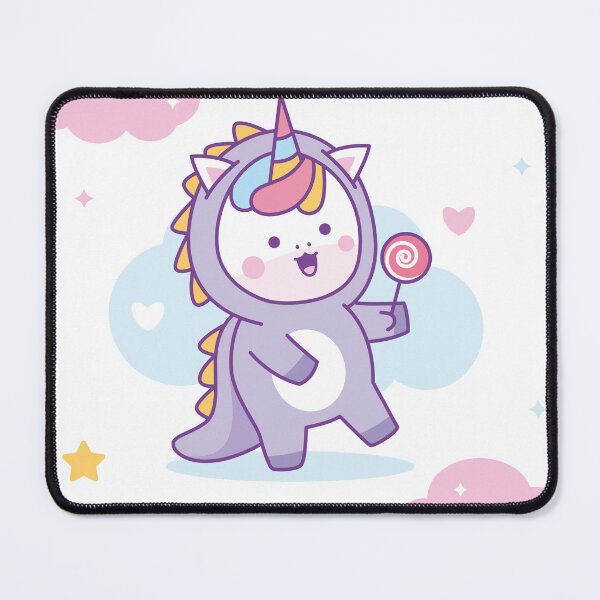 Item preview, Unicorn and Dinosaur designed and sold by ParadiseNara.