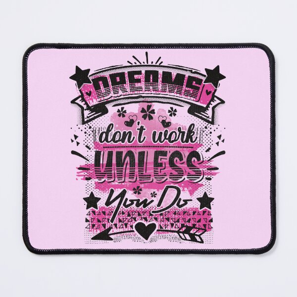 Item preview, Dreams don't work unless you do - funny saying designed and sold by VichallanStudio.