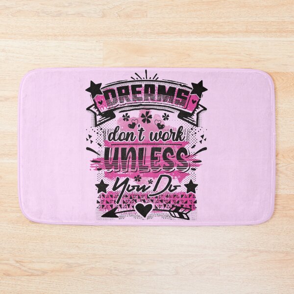 Item preview, Dreams don't work unless you do - funny saying designed and sold by VichallanStudio.