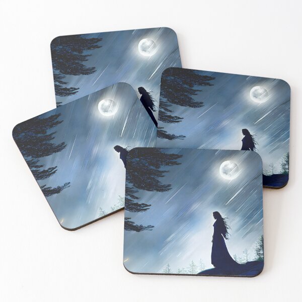 Item preview, Midnight Solitude: A Woman's Contemplation under the Moonlight designed and sold by ElLocoMus.