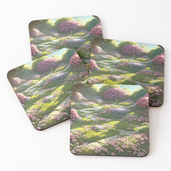 Item preview, Garden of February Primrose Flowers designed and sold by FamiliarPufferfish.