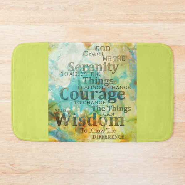 Item preview, Warm Abstract Painting Serenity Prayer Art designed and sold by Sharon Cummings Art.