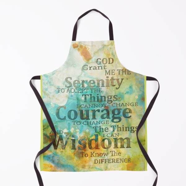 Item preview, Warm Abstract Painting Serenity Prayer Art designed and sold by Sharon Cummings Art.