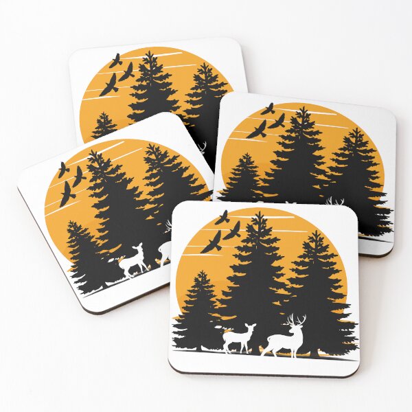 Item preview, Sunset in the forest designed and sold by courtney petersen.