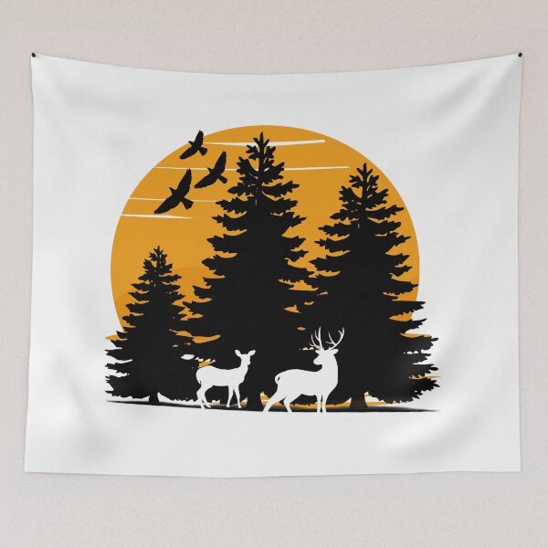 Item preview, Sunset in the forest designed and sold by courtney petersen.