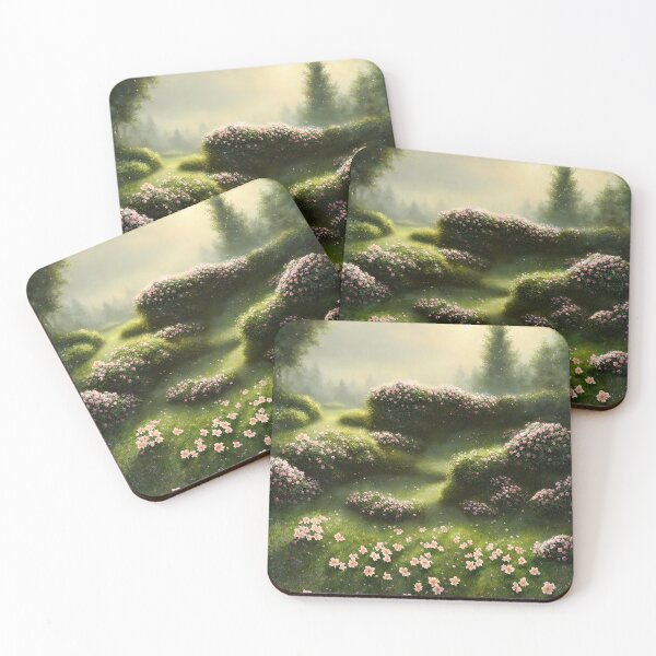 Item preview, A Field of Primroses for February designed and sold by FamiliarPufferfish.