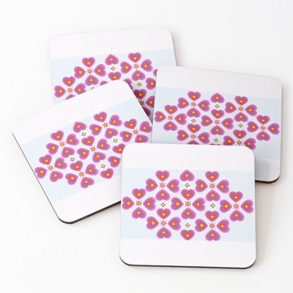 Item preview, Heart pattern retro style 61 designed and sold by Bakkia.