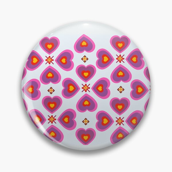 Item preview, Heart pattern retro style 61 designed and sold by Bakkia.
