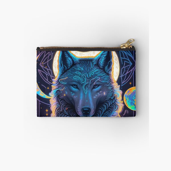 Item preview, Wolf and fire glowing night tarot designed and sold by Visual-wallart.