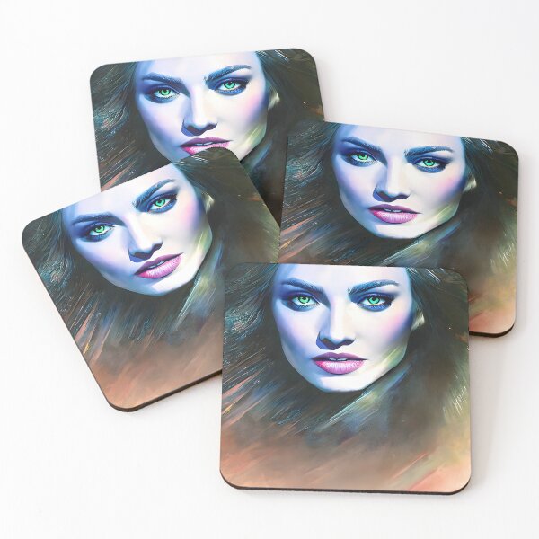 Item preview,  A Portrait of an Green Eyed Bold Woman designed and sold by ElLocoMus.