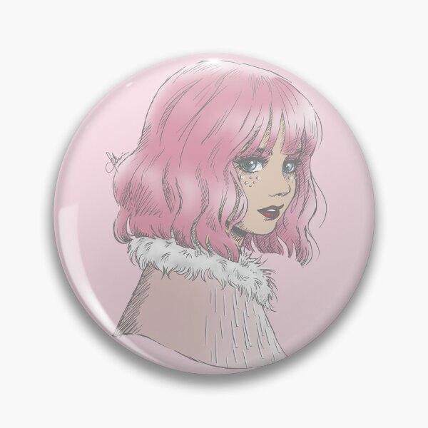 Item preview, Enid Sinclair Raven pink wig Wednesday designed and sold by Fanny Ducrot.